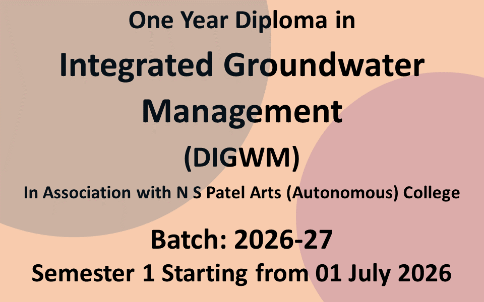 One Year Diploma in Integrated Groundwater Management